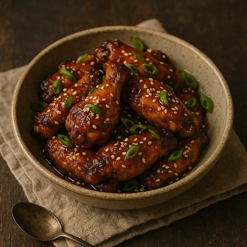 Teriyaki-Ingwer-Knoblauch Wings